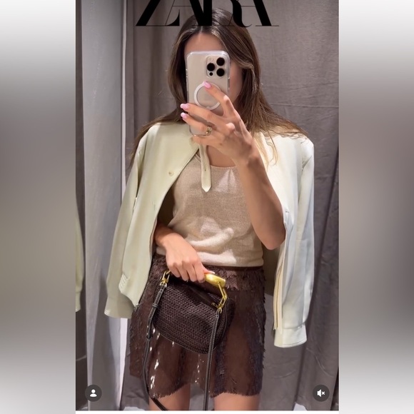 ZARA NWT ZW Collection Button Up Jacket - Picture 5 of 16